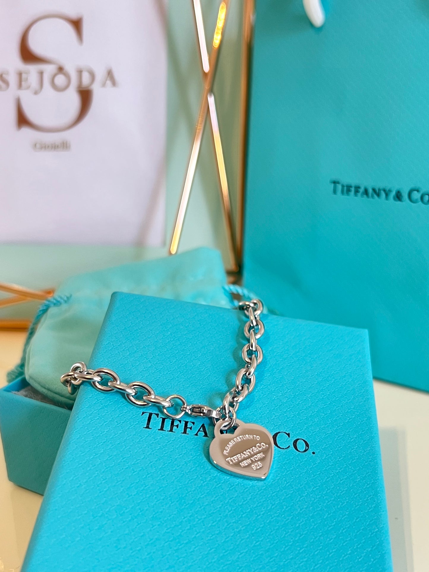 Bracciale Tiffany Cuore Argento