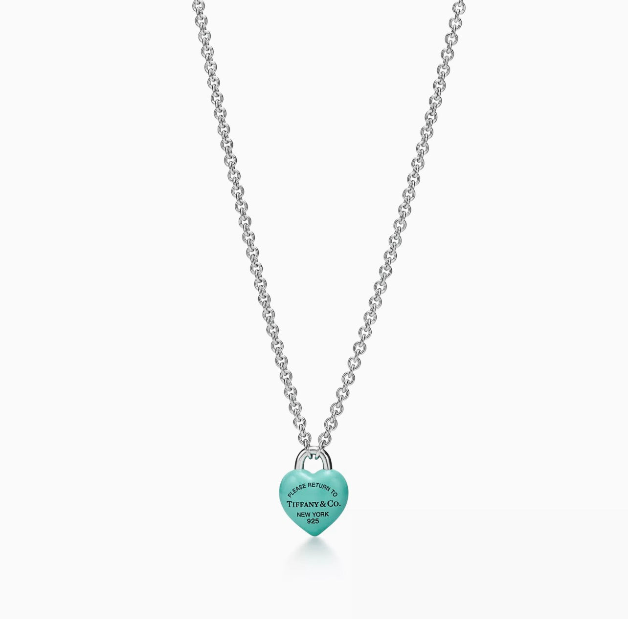 Collana Tiffany Full Heart Blue
