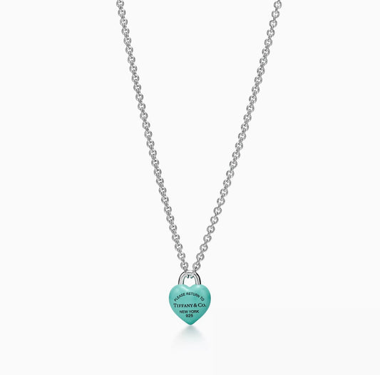 Collana Tiffany Full Heart Blue