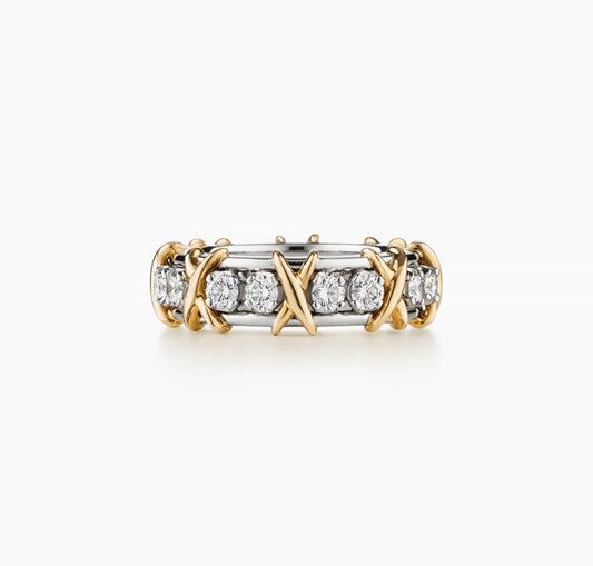 Anello Sixteen Stone