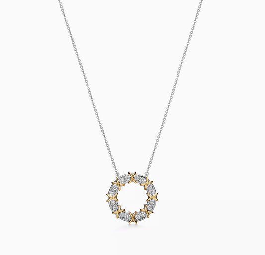 Collana Cerchio Sixteen Stone