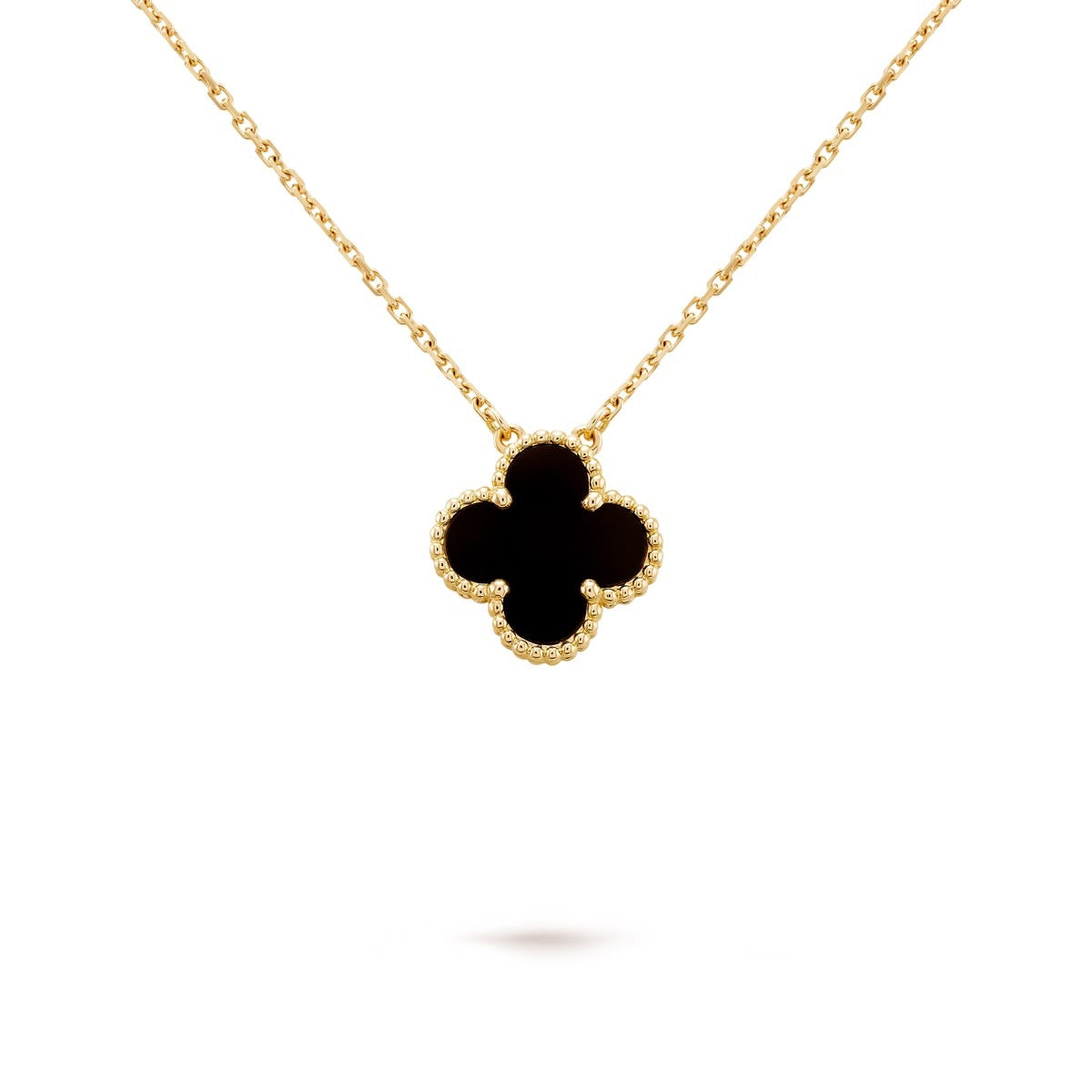 Collana Quadrifoglio Black